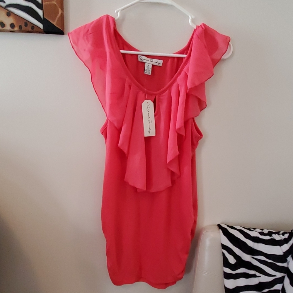 Coral tank top NWT